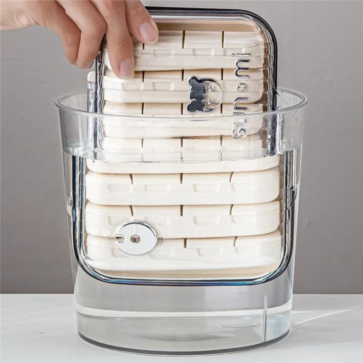 21 Compartiments Organisateur hebdomadaire de pilules Grande capacité Boîte à médicaments portable Conteneur de supplément de voyage - Blanc