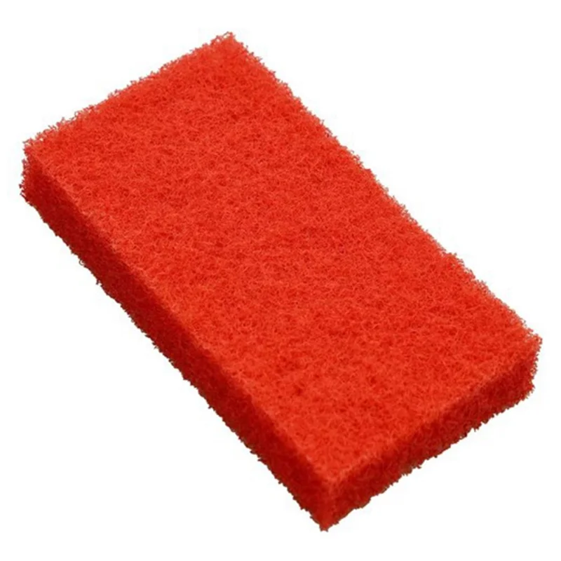 Teppanyaki Griddle Barbecue Grill Pan Cleaning Brush Scrubber Pad with Stainless Steel Handle