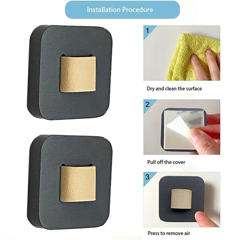 2Pcs Wooden Sunglasses Storage Rack Wall Mounted Living Room Entryway Glasses Holder - Black
