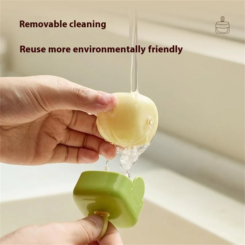 Portable Reusable Lint Roller Washable Square Sticky Clothes Hair Dust Remover - Cream White