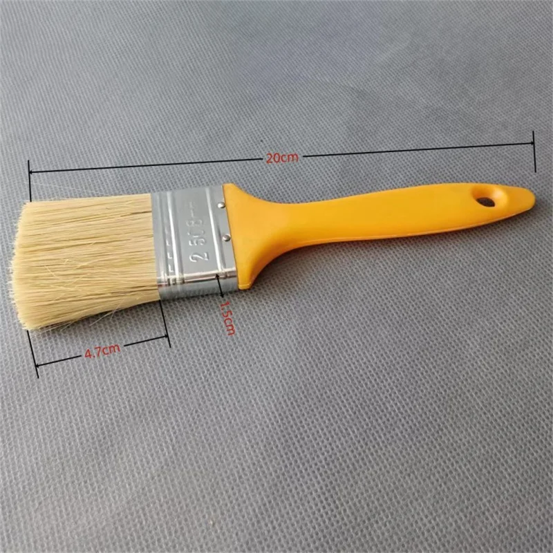 2 Inch Bristle Brush No Shed Plastic Handle Paint Glue Brush For Art  /  Home Improvement  /  Crafts