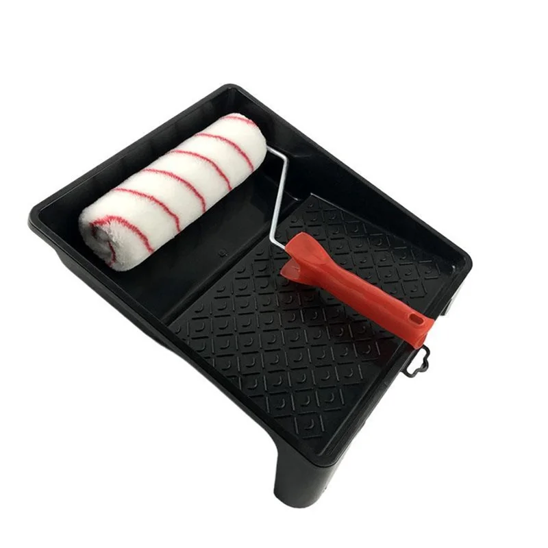 Paint Roller Tray Large Capacity Painting Tool for Latex and Wall Paint Easy Clean Sturdy Design with Handle