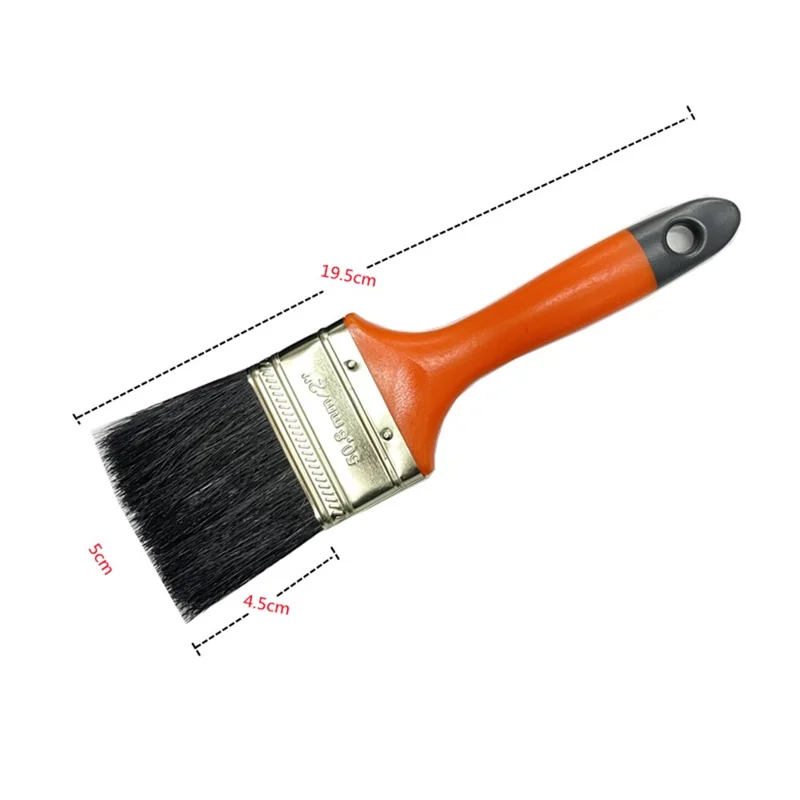 Paint Brush Set Natural Bristle Brushes for Painting / Coating / Gluing Multi-Purpose Dusting Cleaning Tool