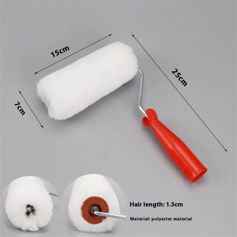 Paint Roller Brush Latex Paint Polyester Brush Home Painting Supply No Dead Angle for Corners