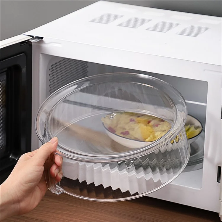 Microwave Food Heating Splashproof Cover Food Grade PC High Temperature Resistant Bowl Cover