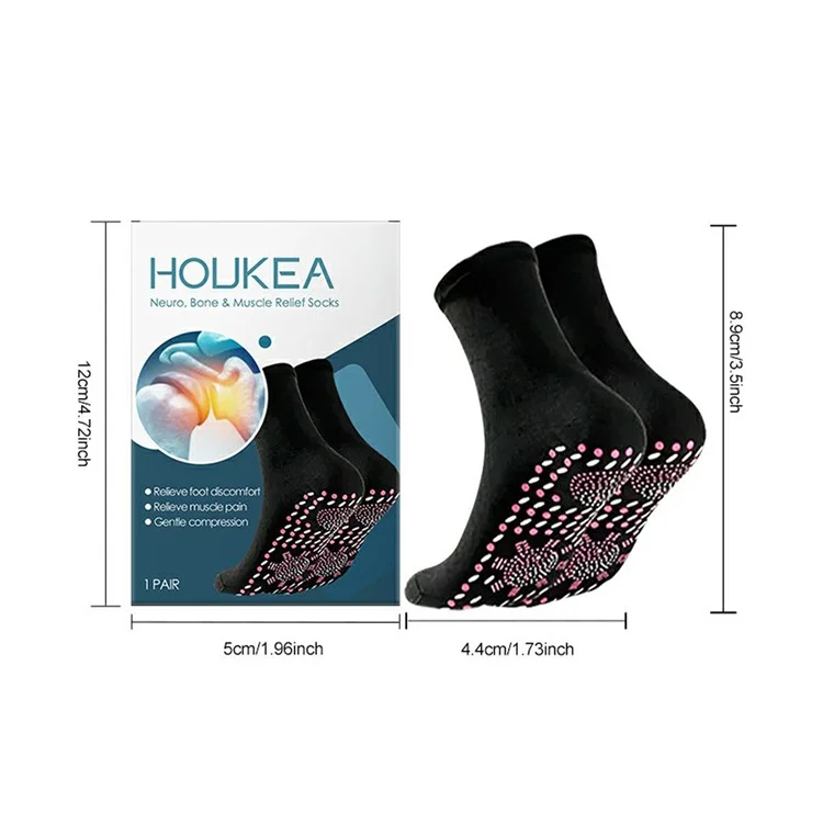 HOUKEA HK-B07-0115-01 Fußpflegesocken Atmungsaktiv Warm Unterstützend zur Linderung von Fußbeschwerden