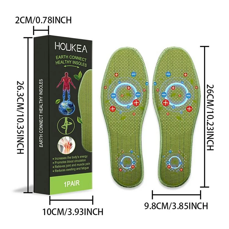 HOUKEA HK-B05-0038-01 Schuheinlagen Elastische Schmerzlinderung Fußpflege für Outdoor-Sport / Laufen