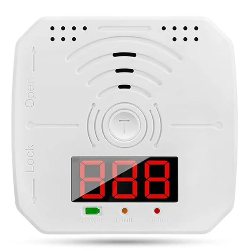 Portable CO Detector Carbon Monoxide Alarm 85dB Alert Digital Display Travel RV Camping Home Use