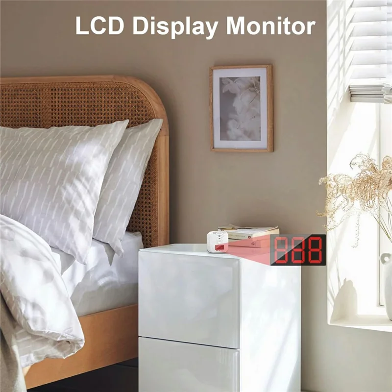 Portable CO Detector Carbon Monoxide Alarm 85dB Alert Digital Display Travel RV Camping Home Use