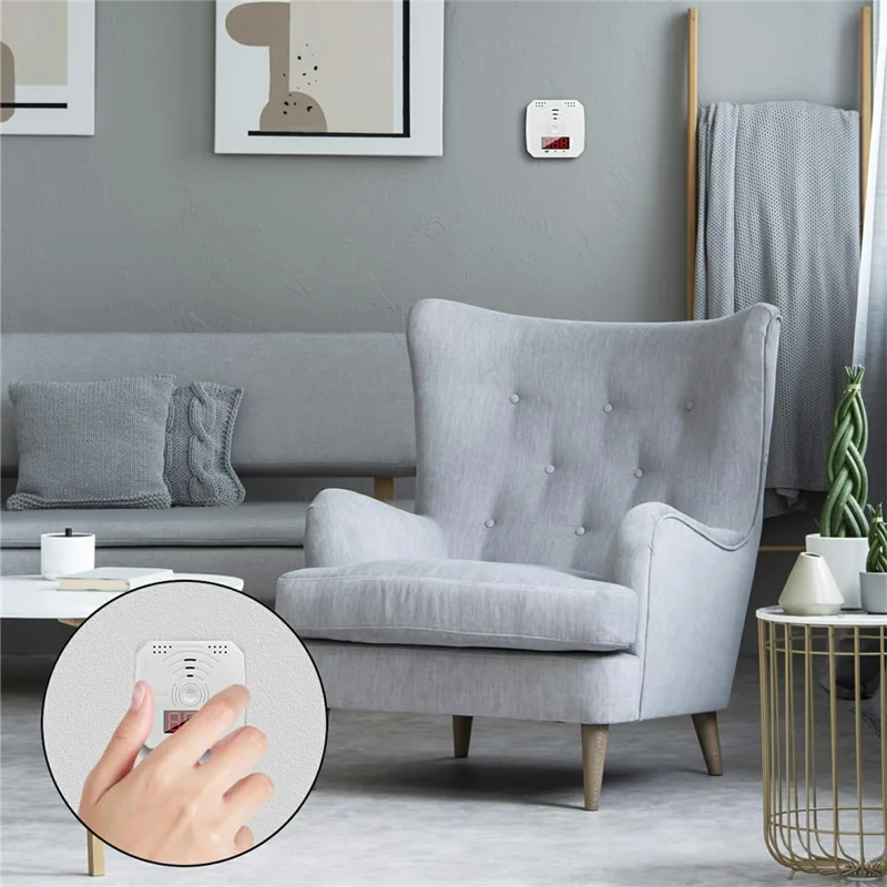 Portable CO Detector Carbon Monoxide Alarm 85dB Alert Digital Display Travel RV Camping Home Use