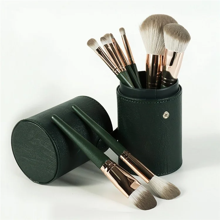 14Pcs Makeup Brush Set Foundation Powder Concealer Brushes with Portable PU Brush Holder