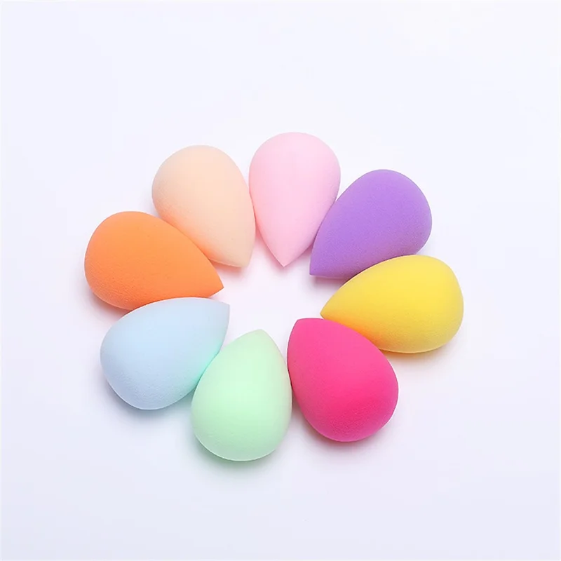 Makeup Sponge Blender Teardrop Beauty Egg Facial Cleansing Puff for Cosmetic Application / Skincare - Pink