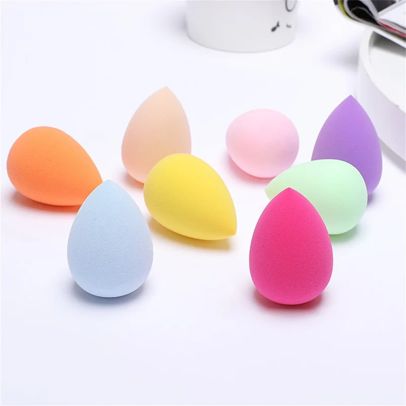Makeup Sponge Blender Teardrop Beauty Egg Facial Cleansing Puff for Cosmetic Application / Skincare - Pink