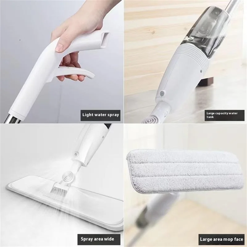 XIAOMI YOUPIN DEERMA TB500 Spray Mop Flat Wet Dry Mop Floor Cleaner Hands-Free Washing