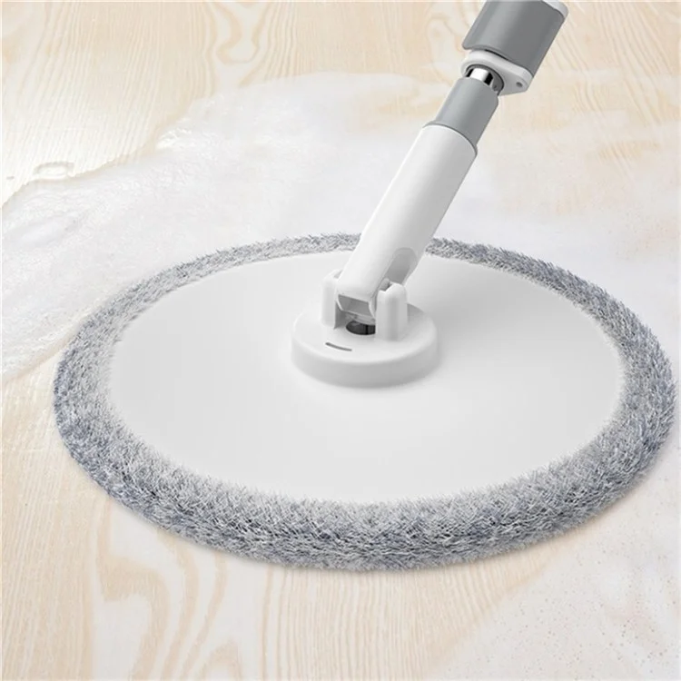 Set de Fregona Giratoria con Cubo, Lavado Sin Manos, con 5 Paños de Microfibra de Repuesto - Verde