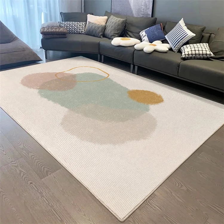 80 x 120cm Modern Abstract Geometric Pattern Living Room Rug Non Slip Coffee Table Cushion - Style O