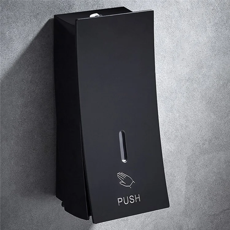 450ml Manual Soap Dispenser Punch Free Wall Mounted Liquid Dispenser with Safety Lock