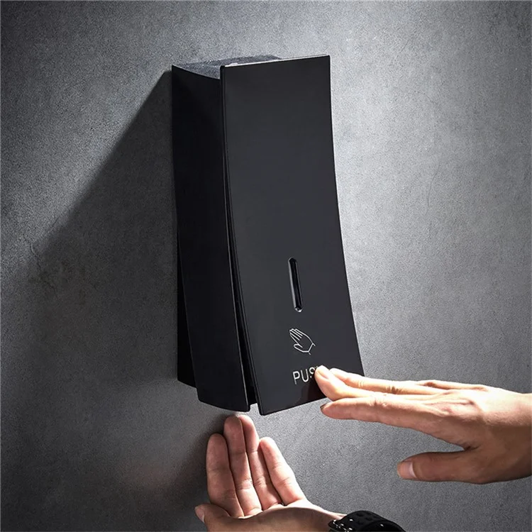 450ml Manual Soap Dispenser Punch Free Wall Mounted Liquid Dispenser with Safety Lock