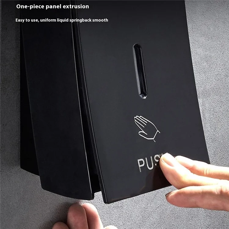 450ml Manual Soap Dispenser Punch Free Wall Mounted Liquid Dispenser with Safety Lock