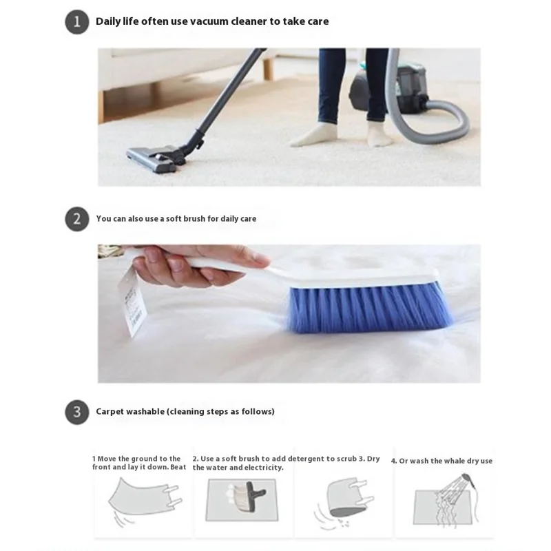 50 x 80cm Nordic Abstract Geometric Pattern Rug Living Room Carpet Non Slip Bedside Mat - Style 16