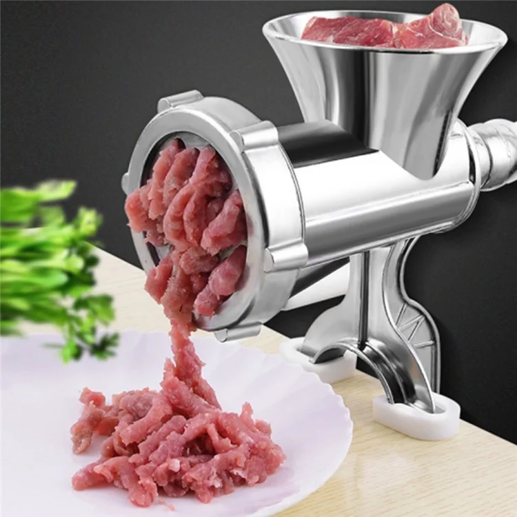 Manual Meat Grinder 5# Small Size Sausage Maker Multifunction Aluminum Alloy Kitchen Tool (No FDA Certification)
