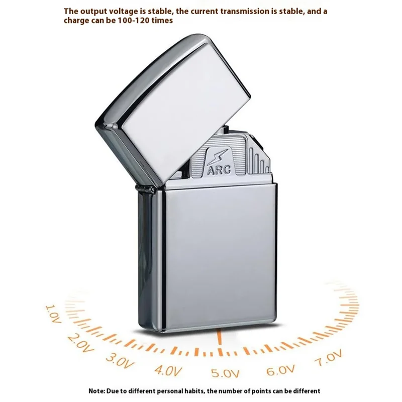 Electric Lighter 6 Arc Windproof USB Charging Flameless Igniter Smoking Candle Kitchen Accessories - Blue