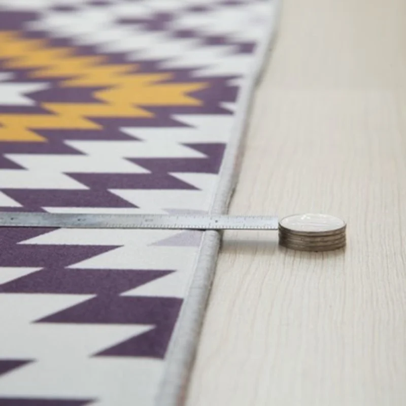 3D Geometric Floor Mats Rectangle Visual Illusion Area Rug 60 x 90cm Living Room Bedroom Carpet - Style 7