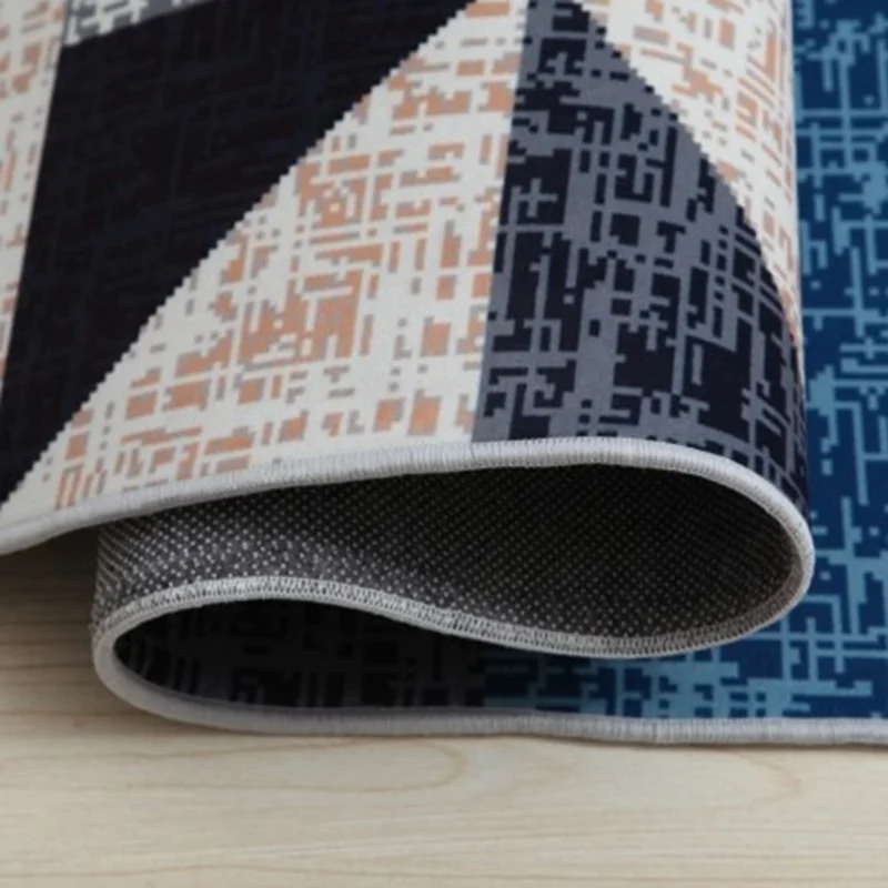 3D Geometric Floor Mats Rectangle Visual Illusion Area Rug 60 x 90cm Living Room Bedroom Carpet - Style 7