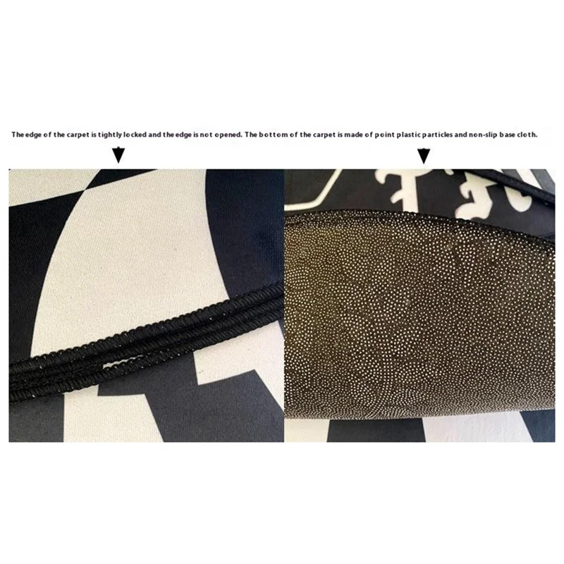 3D Geometric Floor Mats Rectangle Visual Illusion Area Rug 80 x 160cm Living Room Bedroom Carpet - Style 3