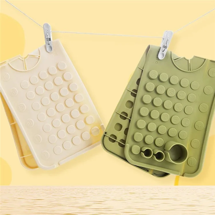 Keyboard Design TPR Sink Mat Draining Pad Countertop Anti Slip Splash Guard for Bathroom Kitchen - Beige