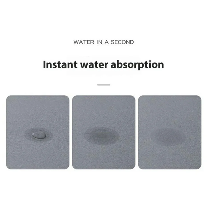 Dish Drying Mat for Kitchen Counter Absorbent Draining Mat Heat Resistant Drainer Mats - Style M