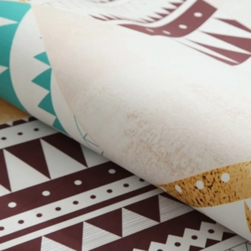 120 x 160cm Modern Geometric Abstract Rug Living Room Mat Bedroom Area Carpet Washable - Style A