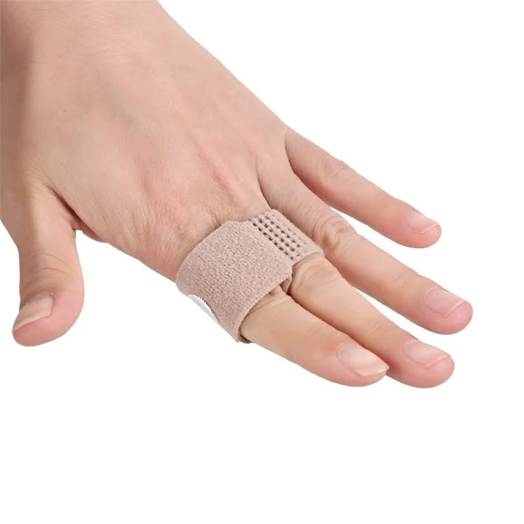 10 Stück Zehen-Finger-Geraderichter Nylon-Zehen-Befestigungsschleife Korrektor Bandage - Größe: S