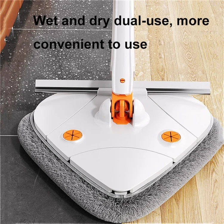 C-43 360 Degree Rotating Heart Shape Mop Household Self Wringing Water Scraper Window Cleaner - Green