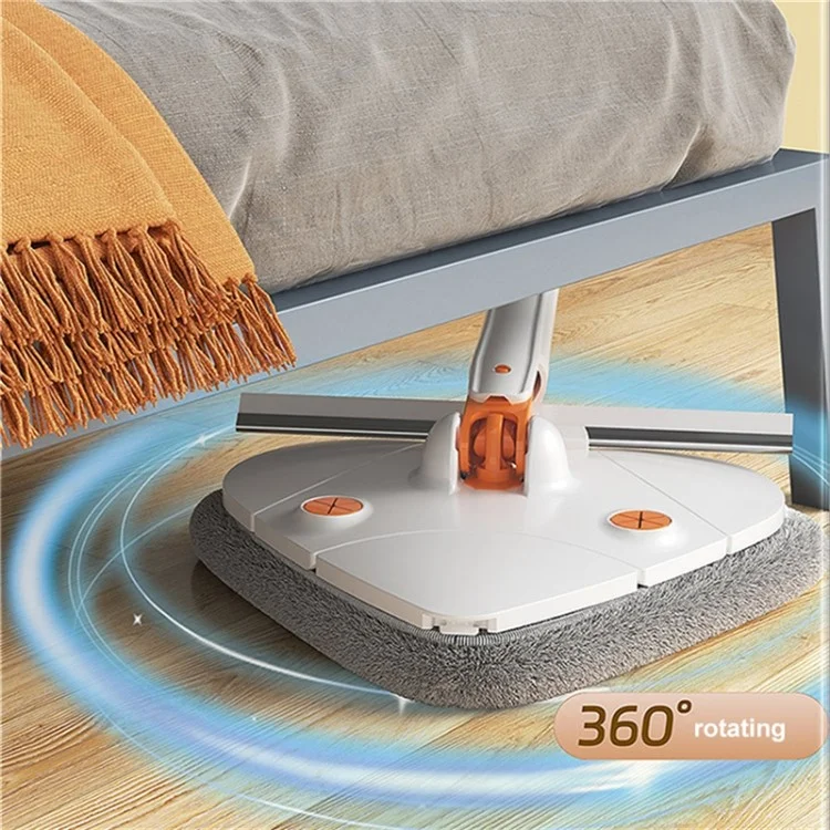 C-43 360 Degree Rotating Heart Shape Mop Household Self Wringing Water Scraper Window Cleaner - Green