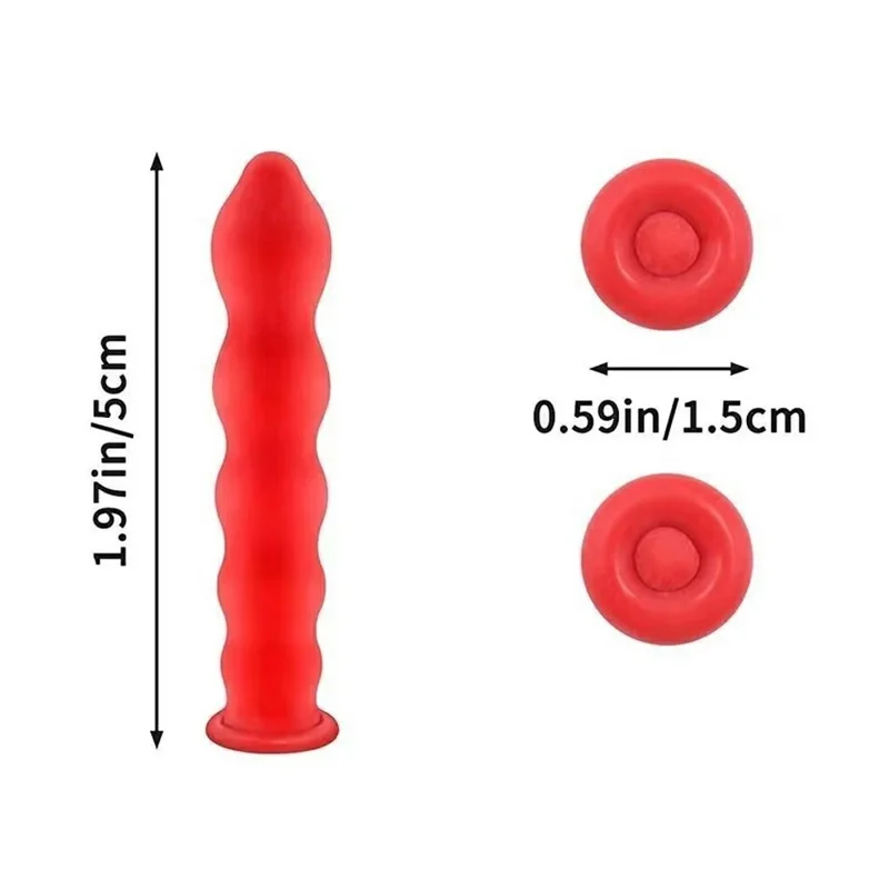 20Pcs Rubber Caulk Caps Leak Proof Caulking Saver Tube Sealer Glue Sealing Protector - Red