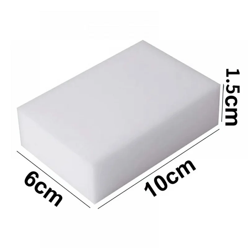 50Pcs Magic Eraser Sponges Kitchen Cleaning Scrubbers for Dish Washing Shoes Decontamination