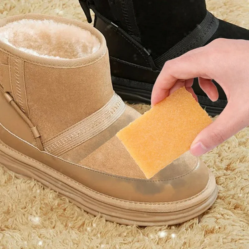 1Pc 70 x 50 x 10mm Square Rubber Eraser Block Manual Adhesive Remover for Leather Crafts