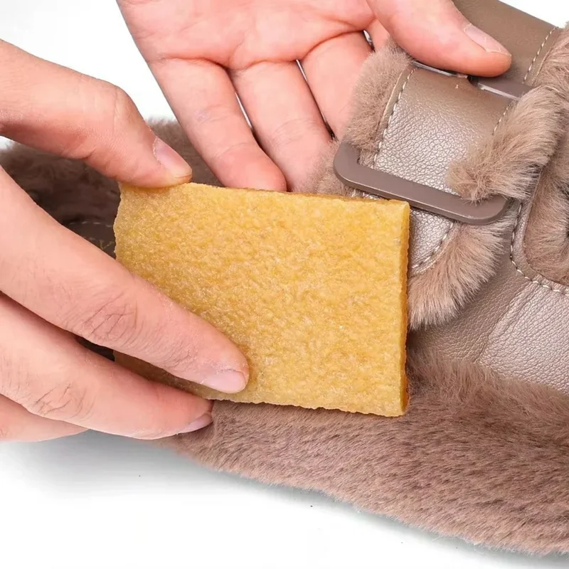1Pc 70 x 50 x 10mm Square Rubber Eraser Block Manual Adhesive Remover for Leather Crafts