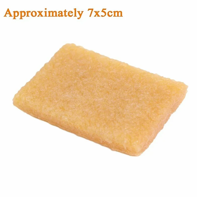 1Pc 70 x 50 x 10mm Square Rubber Eraser Block Manual Adhesive Remover for Leather Crafts