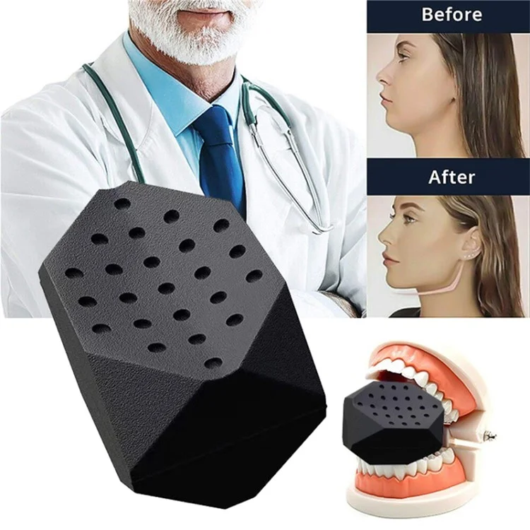 3PCS Jawline Trainer 7th Generation BPA Free Silicone Jawline Exerciser Sculptor Face Shaper (No Certificated) - Black