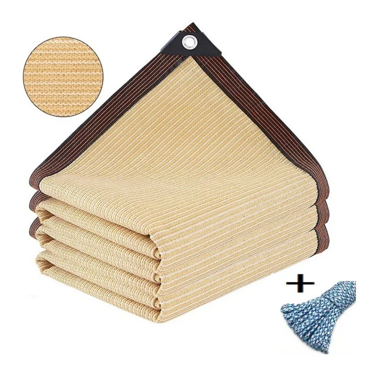1 x 4m Outdoor Sun Shade Net for Balcony Garden UV Protection Privacy Screen with 5m Rope