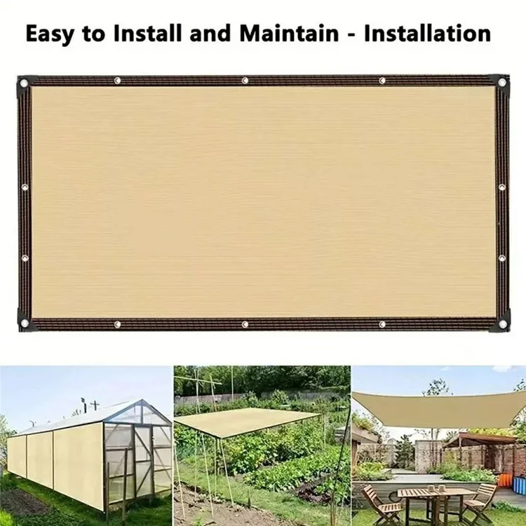 1 x 6m Red de sombra para exteriores para balcón y jardín, protección UV, pantalla de privacidad con cuerda de 5m