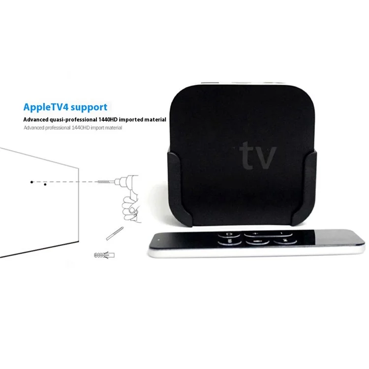 Wandhalterung Halterung Ständer aus Kunststoff für Apple TV 4