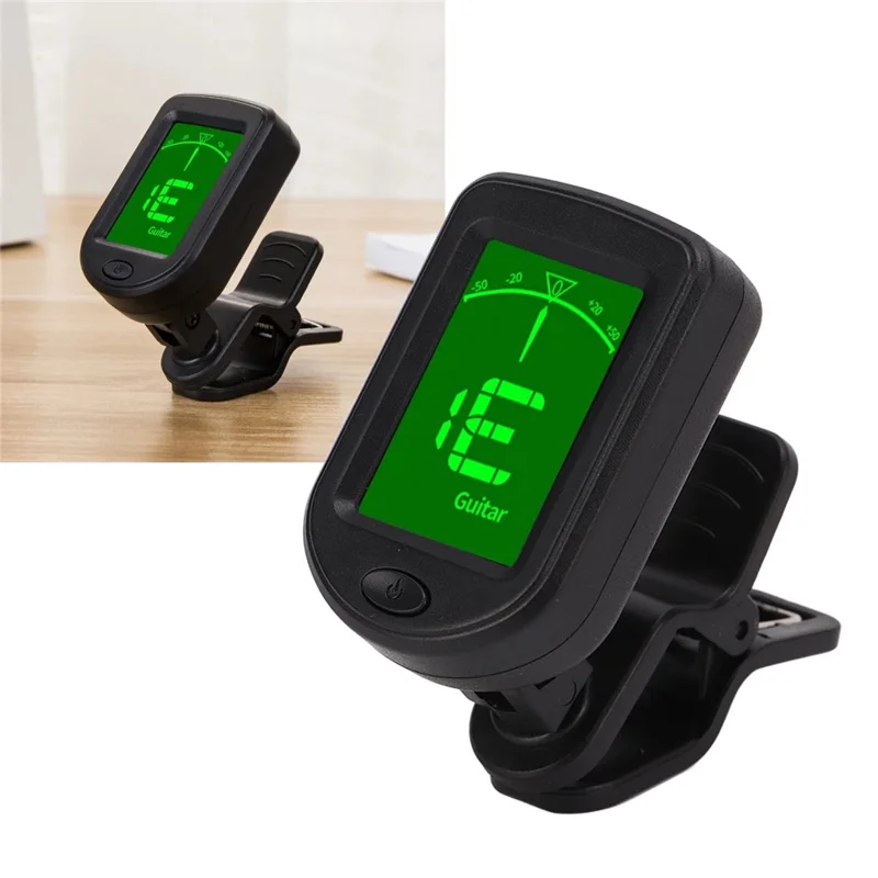 LGL-01 LCD Display Acoustic Guitar Tuner Portable Clip On Tuner for String Instruments Tuning Tool Gift
