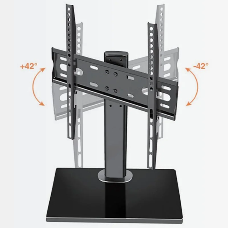 RLTVS4-A 26 - 55 Inch TV Mount Stand Swivel Floor Bracket Cold Rolled Steel Television Holder