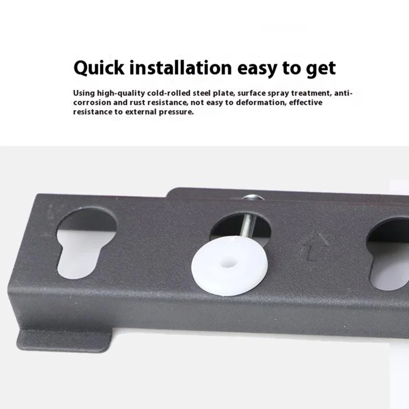 M Type 019 Universal 26 - 43 Inch TV Mount 1.0mm Thick Cold Rolled Steel Television Wall Bracket