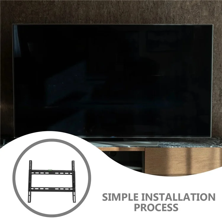 Universal TV Wall Mount for 26 - 63 Inch LCD Tvs 15 Degrees Tilt Cold Rolled Steel Television Bracket