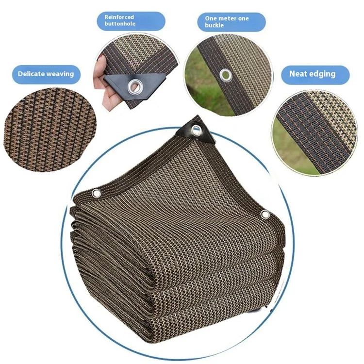 1 x 2m 120g HDPE Outdoor Garden Shade Cloth UV Protection Sun Net Sunblock Mesh Cover with Rope