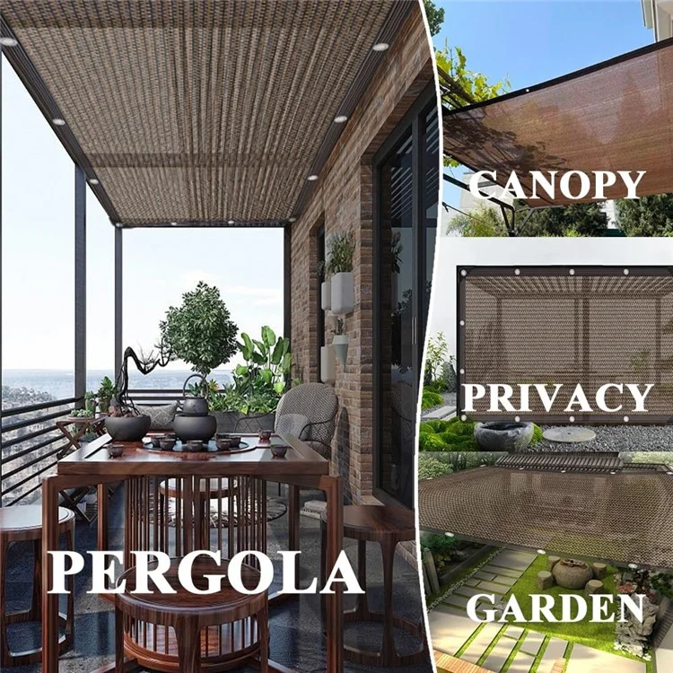 1 x 2m 120g HDPE Outdoor Garden Shade Cloth UV Protection Sun Net Sunblock Mesh Cover with Rope